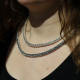 Collier en argent Snake Le Isa