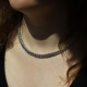 Collier en argent Snake Le Isa