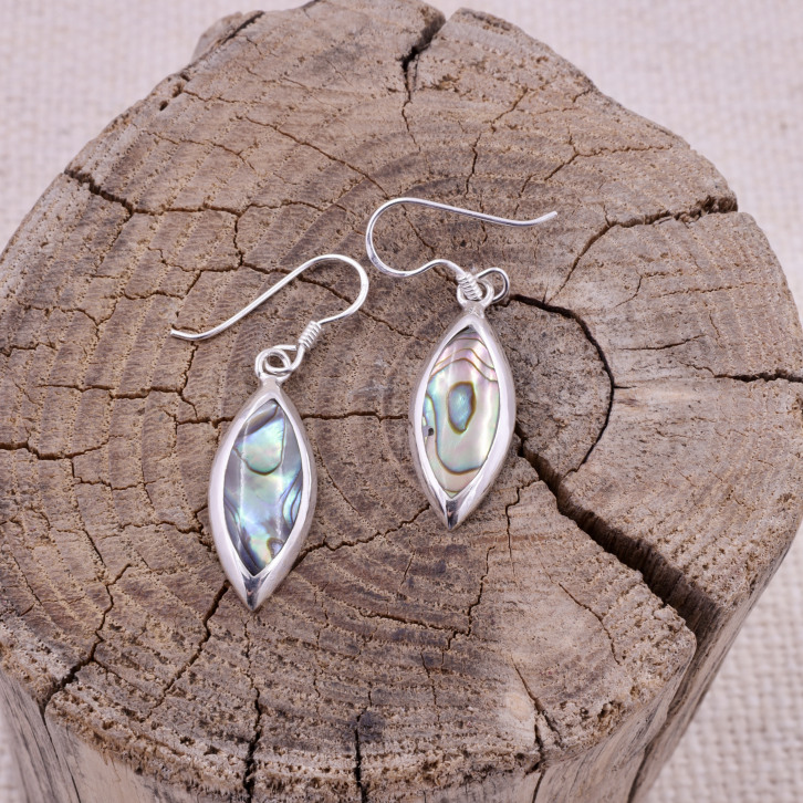 Boucle en argent avec abalone