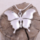 Pendentif en argent avec nacre - papillon
