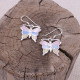 Boucle en argent avec nacre - papillon
