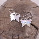 Boucle en argent avec nacre - papillon