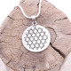 Pendentif en argent fleur de vie