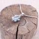 Pendentif en argent et pierre larimar