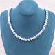 Collier "perles d'argent" - 7mm