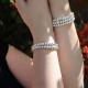 Bracelet "perles d'argent"