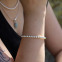 Bracelet "perles d'argent"