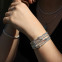 Bracelet "perles d'argent"