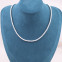 Collier "perles d'argent" - 4mm