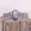 Bracelet rigide en argent et opale dendritique