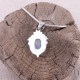 Pendentif en argent et pierre de lune