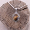 Pendentif en argent et oeil de tigre