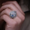 Bague en argent et pierre aventurine