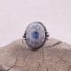 Bague en argent et pierre jaspe mont K2
