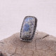 Bague en argent et pierre jaspe mont K2