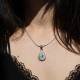 Pendentif en argent et pierre jaspe mont K2