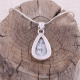 Pendentif en argent et pierre jaspe mont K2