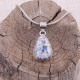 Pendentif en argent et pierre jaspe mont K2
