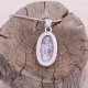 Pendentif en argent et pierre jaspe mont K2