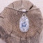 Pendentif en argent et pierre jaspe mont K2