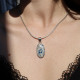 Pendentif en argent et pierre jaspe mont K2