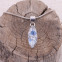 Pendentif en argent et pierre jaspe mont K2