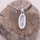 Pendentif en argent et pierre jaspe mont K2