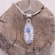 Pendentif en argent et pierre jaspe mont K2