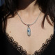 Pendentif en argent et pierre jaspe mont K2