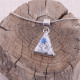 Pendentif en argent et pierre jaspe mont K2