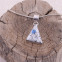 Pendentif en argent et pierre jaspe mont K2