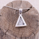 Pendentif en argent et pierre jaspe mont K2