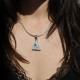 Pendentif en argent et pierre jaspe mont K2