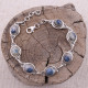 Bracelet en argent et pierre jaspe mont K2