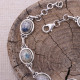 Bracelet en argent et pierre jaspe mont K2