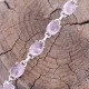 Bracelet en argent et morganite