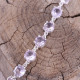 Bracelet en argent et amétrine