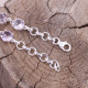Bracelet en argent et amétrine