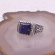 Bague en argent et lapis lazuli