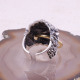 Bague en argent et cuivre - lion bouddhiste