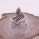 Bague en argent et cuivre - serpent à cornes