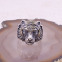Bague en argent et cuivre - tigre en armure