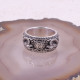 Bague en argent - Dragons - Ying/Yang