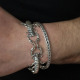 Bracelet en argent - scorpions
