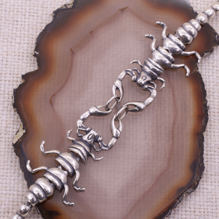 Bracelet en argent - scorpions