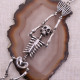 Bracelet en argent - squelette articulé
