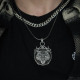 Pendentif en argent - loup