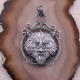 Pendentif en argent - loup