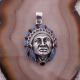 Pendentif en argent - chef amérindien