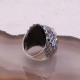 Bague en argent - chef amérindien